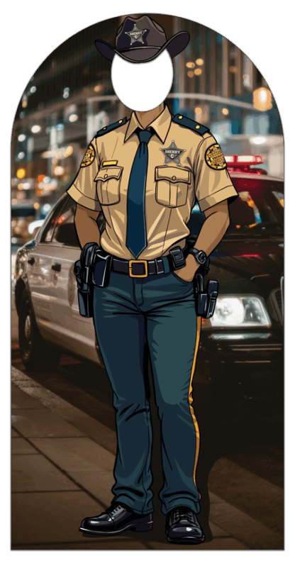 Woman Sheriff Photo Prop