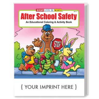 After School Safety Coloring and Activity Books for Kids