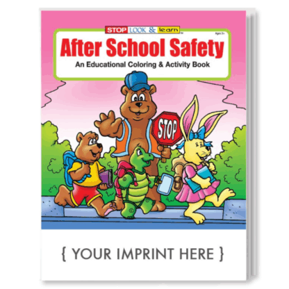 After School Safety Coloring and Activity Books for Kids