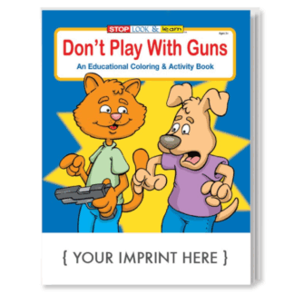 Gun Safety Coloring and Activity Books for Kids