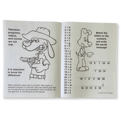 Gun Safety Workbooks for Kids