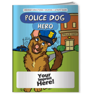 Police Dog Coloring and Activity Books