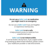 Safer Lock Disclaimer
