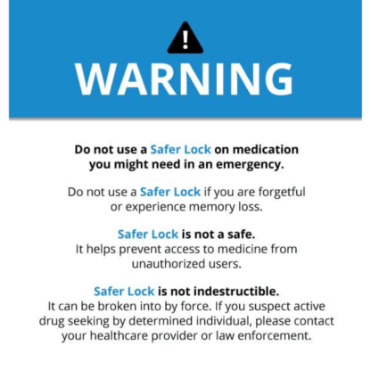 Safer Lock Disclaimer