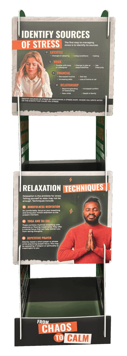 Wellness Event Display Tower