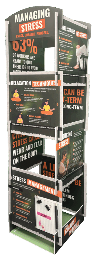Stress Management Display Tower