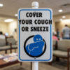 Cough or Sneeze Aluminum Signs