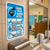 Hand Hygiene Aluminum Signs