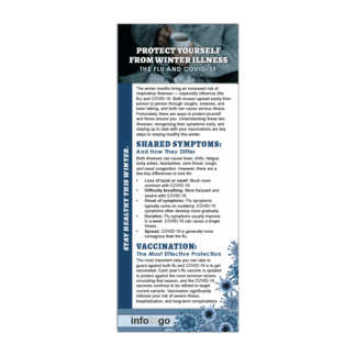 The Flu and COVID Rack Cards