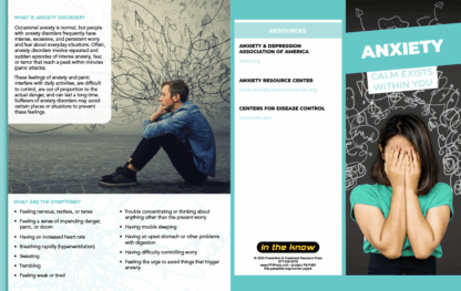 Anxiety Awareness Pamphlets