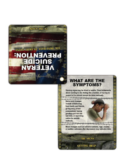 Veteran Suicide Prevention Support Materials