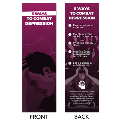Depression Prevention Bookmarks