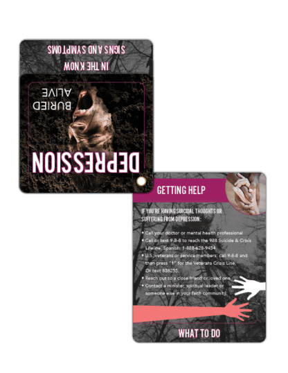 Depression Facts Flip Cards