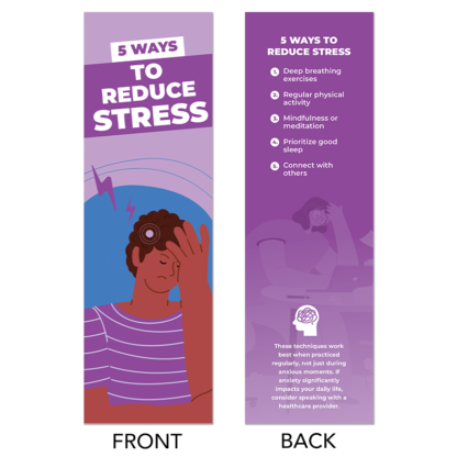 Stress Prevention Bookmarks