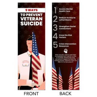 Veteran Suicide Prevention Bookmarks