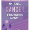 Cancer Prevention Month Roll up Display