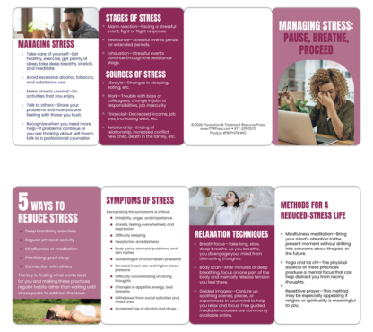 Managing Stress Wallet Guide