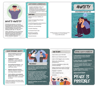 Coping with Anxiety Wallet Guide