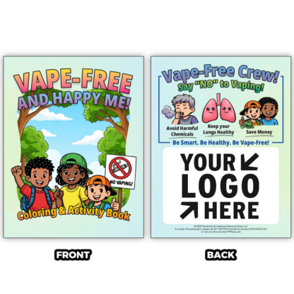 Vape Free and Happy Me Coloring Books