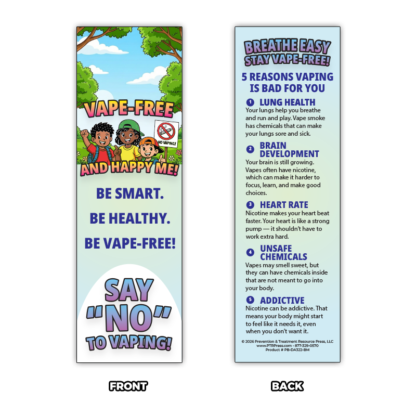 Vaping Prevention Bookmarks for Kids