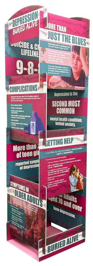 Depression Awareness Tabletop Tower