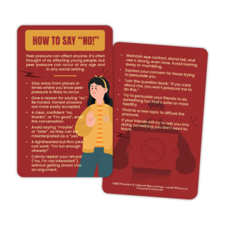 How to Say "No!" Wallet Card