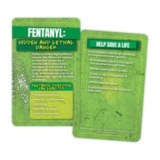 Fentanyl: Hidden and Lethal Danger Wallet Card
