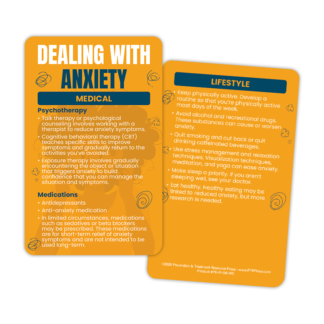 Dealing with Anxiety Wallet Card