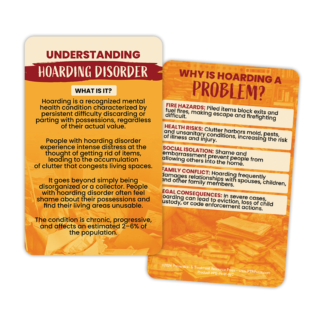 Understanding Hoarding Disorder Wallet Card