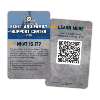 Fleet and Family Support Center Wallet Card